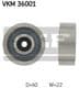 VKM 36001 SKF Обвідний ролик поліклинового ременя