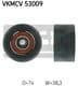 VKMCV 53009 SKF Обводной ролик поликлинового ремня