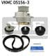VKMC 05156-3 SKF Комплект ременя ГРМ + помпа