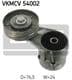 VKMCV 54002 SKF Натяжний ролик поліклинового ременя