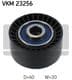VKM 23256 SKF Обводной ролик ремня ГРМ