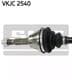 VKJC 2540 SKF Піввісь для Fiat Uno