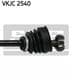 VKJC 2540 SKF Піввісь для Fiat Uno