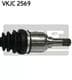 VKJC 2569 SKF Піввісь для Fiat Panda