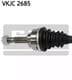 VKJC 2685 SKF Піввісь для Renault 19