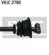 VKJC 2780 SKF Піввісь для Renault Twingo
