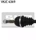 VKJC 4369 SKF Піввісь для Citroen Saxo