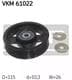 VKM61022 SKF Обводной ролик поликлинового ремня