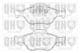BP1261 Quinton Hazell Гальмівні колодки