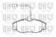 BP865 Quinton Hazell Тормозные колодки