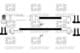 XC498 Quinton Hazell Комплект проводов зажигания для SAAB 900