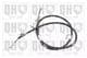 BC3482 Quinton Hazell Трос ручного гальма для Toyota Previa