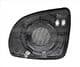 317-0040-1 TYC Скло зовнішнього дзеркала для Kia Picanto