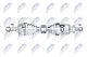 npwdw057 NTY Піввісь для Chevrolet Cruze