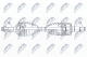 npwty181 NTY Полуось для Toyota Sequoia