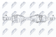 npwdw037 NTY Полуось для Chevrolet Orlando