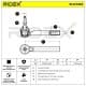 914t0393 RIDEX Наконечник кермової тяги