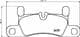 P 65 030 Brembo Гальмівні колодки для Porsche Cayenne