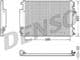 DCN06001 Denso Радиатор кондиционера для Chrysler 300C