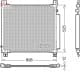 dcn50050 Denso Радіатор кондиціонера для Toyota Hilux