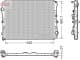 drm17116 Denso Радиатор охлаждения двигателя