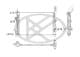 pl322848 Koyorad Радіатор охолодження двигуна