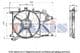158021N Aks Dasis Вентилятор системы охлаждения двигателя