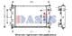 520500N Aks Dasis Радиатор охлаждения двигателя