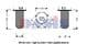 802190N Aks Dasis Осушувач кондиціонера для BMW 5 Series