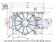 568046N Aks Dasis Вентилятор системы охлаждения двигателя