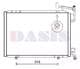 092056N Aks Dasis Радіатор кондиціонера