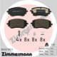 264511952 Zimmermann Тормозные колодки