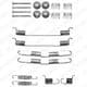 LY1204 Delphi Монтажный комплект барабанных тормозных колодок