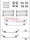 105-0835 Metzger Монтажний комплект барабанних гальмівних колодок