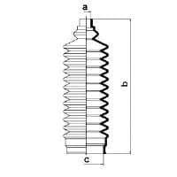83587 Spidan Пильник кермової рейки