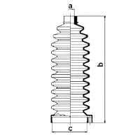 83704 Spidan Пильник кермової рейки для SAAB 900