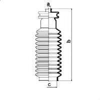 83716 Spidan Пильник кермової рейки