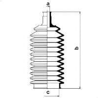 83806 Spidan Пыльник рулевой рейки для Volvo 240