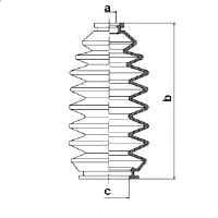 83812 Spidan Пыльник рулевой рейки для Suzuki Carry