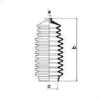 83817 Spidan Пильник кермової рейки