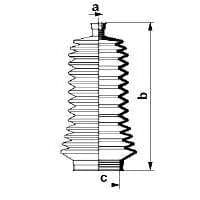83846 Spidan Пыльник рулевой рейки