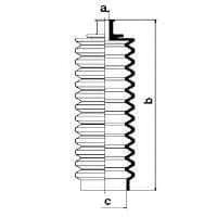 83936 Spidan Пыльник рулевой рейки