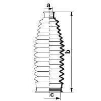 83986 Spidan Пильник кермової рейки