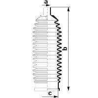84010 Spidan Пыльник рулевой рейки