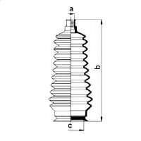 84019 Spidan Пильник кермової рейки для Suzuki Carry