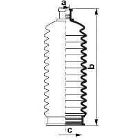 84098 Spidan Пыльник рулевой рейки для Chrysler Sebring