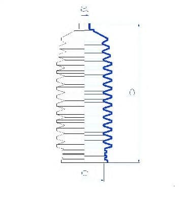 84109 Spidan Пильник кермової рейки