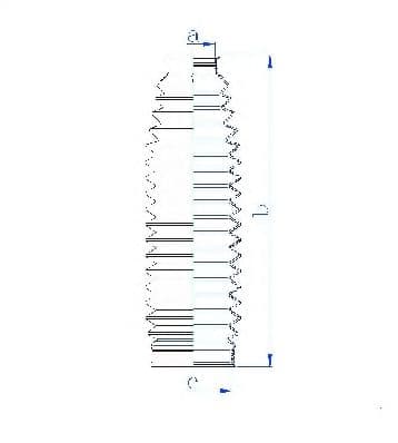 84120 Spidan Пильник кермової рейки