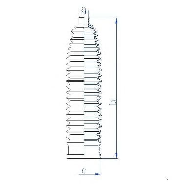84131 Spidan Пильник кермової рейки