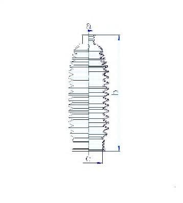84132 Spidan Пильник кермової рейки